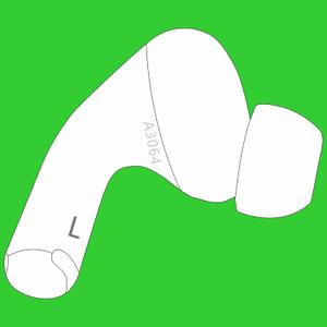Meenova A3064 Single Left Earbud Replacement A3064 for Pods Pro 3rd Generation, OEM A3065 Earbuds, One Left Ear Side Only, A3122, Compatible with Original Air Pros 3 Earpads, Legit Used Ear Tips