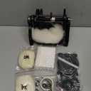 Electric Yarn Spinner Winder Spinning Wheel for Wool with 3 Bobbins, Small Yarn Winder with Forward & Reverse, Free Speed Adjustable (Black)