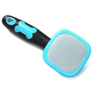 Glendan Dog & Cat Grooming Brush - Slicker Shedding Tool (Blue)