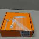 High Pressure Rainfall Shower Head with Handheld Spray Combo  5 Spray Modes, 10" Rain Shower, Anti-Clog Nozzles, Rust-Resistant Chrome Plating & Brass, Flexible Extension Arm