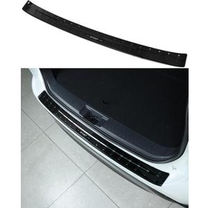 Fit for 2020-2026 Toyota Highlander Bumper Topper, Rear Bumper Protector Guard Cover Trunk Outside Door Sill Protector Cover for Highlander Hybrid 2021 2022 2023 2024 2025, Black