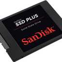 SANDISK SSD PLUS 480GB Internal SSD - SATA III 6 Gb/s, 2.5"/7mm, Up to 535 MB/s - SDSSDA-480G-G26, Black
