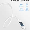 4 x Car Apple Carplay Cable, 2Pack Car Charger Cord USB A to Lightning Cable for iPhone 14/13/12/11/Pro Max/XS/XR/X/8/7/6 Plus/SE, iPad 9/8/7/6/5, iPad mini 5/4/3/2, Air 3/2 Fast Charging Cord 3FT White