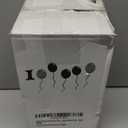 I00000 200 Pack Gold Plastic Cups, 9 Oz Elegant Clear Plastic Cups Gold Rimmed Disposable Wine Glasses Fancy Disposable Party Cup Wedding Cup Drinking Tumblers Cocktail Glasses Perfect for Party