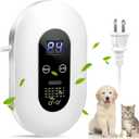 Ozone Odor Eliminator for Strong Odor 99% Cat Litter Deodorizer Dog Poof Odor Removal Air Ionizers Home Plug-in Air Purifier for Bedroom, Toilet, Kitchen, Pets, Shoe, Smoke, Formaldehyde Air Freshener (White)