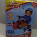 Mickey Mouse Fly Wheels Junior Cruiser Ride On - Disney Junior Kids Tricycle with Character Graphics Featuring Mickey Mouse Disney Mickey Tricycle with 10 Inches Front Wheel - For Kids Ages 2 to 4
