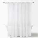 NEWCOSPLAY Plastic Shower Liner Frosted PEVA Shower Curtain 3 Magnet Weighted Bottom & Rustproof Grommets, Standard 72" Waterproof Bath Curtain