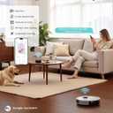 Lefant LiDAR Robot Vacuum and Mop Combo, 10000Pa Suction, 75-Day Self-Emptying Base with Multi-Floor Mapping, 240Min Runtime, Ideal for Pet Hair & Carpets, Wi-Fi/Alexa/App Control, M2S Plus