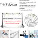 8x6ft Winter Bokeh Sparkle Blue Backdrop Snowflake Winter Wonderland Baby Shower Photography Background Xmas Backdrops for Photography Christmas Family Decorations Cake Smash Photo Booth Props