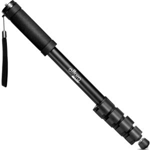 Altura Photo 62-Inch Camera Monopod - Heavy Duty Stand for Canon, Nikon, & Sony Mirrorless & DSLR Cameras - Steady Photography, Lightweight & Portable - Easy to Carry with Pouch