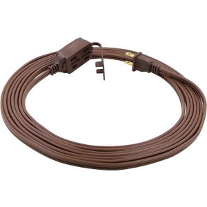 Prime Wire & Cable EC670615 15-Foot 16/2 SPT-2 3-Outlet Indoor Cord, Brown