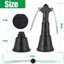 Fly Fans for Tables 3pcs,Outdoor Table Top Fly Fan Height adjustable for Picnic Patio Home Telescopic,Portable Belfans Fly Fans With Hanging Upside Down