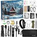 Survival Advent Calendar 2025 for Adult, 24 Days Christmas Countdown Gift Box, Adult and Youth Survival Tools Advent Calendar, Suitable for Men or Outdoor Enthusiasts
