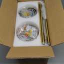 Gold Modern Crystal Pendant Lights Hanging Light Fixture, 2 Pack Pendant Lights Kitchen Island Adjustable Mini Pendant Lighting Fixtures for Kitchen Island Dining Room Hallway Bedroom