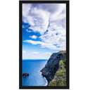 MENNTHUI 10x22 Black Picture Frame, Wall Mounting Horizontally or Vertically, Decoration for Photos, Paintings, Posters, Artwork