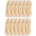 KEEYOYOBE No Show Socks for Women, Ice Silk and Cotton Blend, Non-Slip Silicone, Multi-Color (US, Numeric, 5, 8, Regular, Regular, 6, Nude)