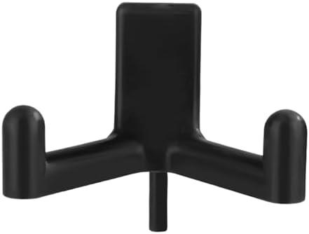 Shed Hook Compatible with Rubbermaid, Utility Double-Head Design Hanger Resin Multi-Purpose Power Tools Holder for Shed Organization and Storage Accessories (Black)