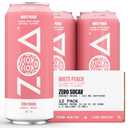 ZOA Zero Sugar Energy Drinks - White Peach | Healthy Energy Formula with Natural Caffeine, Daily Vitamin C, Essential B-Vitamins | Gluten-Free, Keto Friendly | 16 Ounce Cans (Pack Of 12) (EXP 06/04/26)