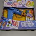 Crayola Marker Airbrush Spray Art Kit, Battery-Powered Sprayer with 8 Washable Markers & 5 Stencils, Holiday for Kids, DIY Craft Set, Ages 6+