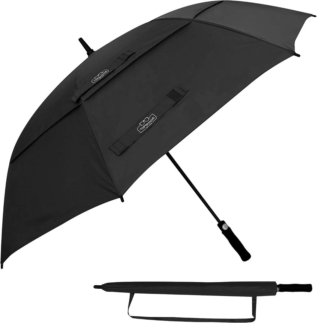 TopShade Golf Umbrella 68 inch, Double Canopy, Automatic Open