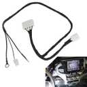 for 2013-2018 Ram 8.4 Radio Conversion ADD ON Harness 4 Speed Fan HVAC to 7 Speed