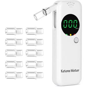 Ketone Breath Meter Professional Ketone Breath Tester - Home Ketone Monitoring Breath Analyzer & Ketosis Meter | Accurately Monitor Ketosis in Your Breath for Personal Ketosis Tracking