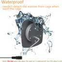 Bird Heater, Thermostatical Bird Warmer for Parakeets, IP67 Waterproof Bird Accessories and Supplies, 12V
