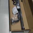 1 1/4 Diam Large Room Darkening Rods, 28-48Inch(2.33-4ft) Length Telescoping Wrap Around Curtain Rods For Bedroom Living Room Kitchen, Matte Black