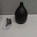 InnoGear Oil Diffuser, 150ML Ceramic Diffuser for Essential Oils Handcrafted Aromatherapy Diffuser Mother's Gift Ultrasonic Cool Mist Humidifier with 2 Mist Modes Waterless Auto Off for Home, Black (Medium)