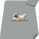 FXW Washable Pee Pads for Dogs, Puppy Pads with Super Absorbent, Specifically Designed for FXW Rollick/Homeplus 24inch 6 Panels Dog Playpen, 39" x 63" Rectangle, Gray, 1 Pack