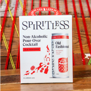 Spiritless RTD Non Alcoholic Old Fashioned 250ml. Pack of 4 Cans