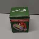 Light Up Santa Hat, Led Christmas Hat, Santa Hats Adult with 20 Diy Stickers, for Xmas New Year Party (Classic Red Kids)