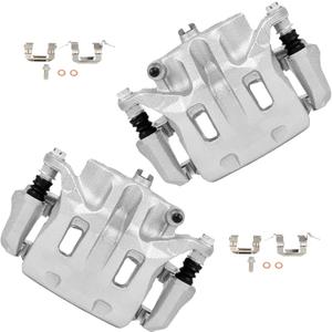 cciyu Front Left & Right Brake Calipers Assembly w/Bracket 19B2870 19B2871 For Infiniti 2006-2019,For Nissan 2009-2020