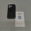 JUESHITUO Magnetic Slim Fit Case for iPhone 17 Pro(6.3"), Ultra Thin Matte Anti-Scratch Hard PC Cover(1X Screen Protector), OriginFit Case iPhone 17 Pro Compatible with MagSafe, Black