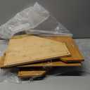 Nykgola Corner Bread Box for Kitchen Countertop Two-Tier Large Capacity Bread Boxes Storage Container with Adjustable Height Countertop Bread Storage Bin