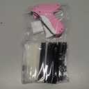 Stitch Gun for Clothing, Stitchy Gun Quick Clothes Fixer, Dress Tagging Gun-Includes 2,000 Black Fasteners & 2,000 White Fasteners & 6 Needles (Rose Red/White)