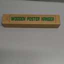 FALAMON 3 Pack Magnetic Poster Hanger Frame, 10x14 10x15 10x13 Teak Wood Magnet Poster Frame for Posters, Prints, Photos, Pictures, Maps, Scrolls, and Canvas Artwork