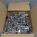 JAPCHET 100 Pcs 2oz Empty Plastic Squeezing Bottles, 60ml Plastic Bottles with Twist Top Cap, Clear Condiment Squeeze Bottles for Oil, Ketchup, Mustard, Sauces, Dressing, Art, Crafts and More