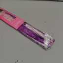 Light Purple Violet Lavender Clip in Hair Tinsel,70 Strands Per Piece, 23 Inches, Heat Resistant Glitter Hair Extension, Includes Comb Hair Bow for Women for Party Cosplay Daily