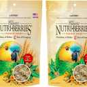 LAFEBER'S Classic Nutri-Berries Pet Bird Food, Made with Non-GMO and Human-Grade Ingredients, for Parrots (10 oz Pack of 2)