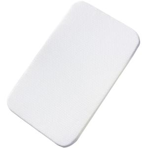 Mecc ecoh Baby Bassinet Mattress, 100% Breathable Cover, Water-Resistant Lining, Rectangle 32x18x2 Fit for Dream On Me Poppy/RONBEI/Cowiewie/suihuooo/ALVOD/Kinder King/Delta Children Simmon Kid (White)