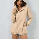 Womens Oversized Hoodies Sweatshirt Casual Long Sleeve Fleece Hooded Pullover Tops Trendy Fall Fashion Clothes 2025 (XXL)