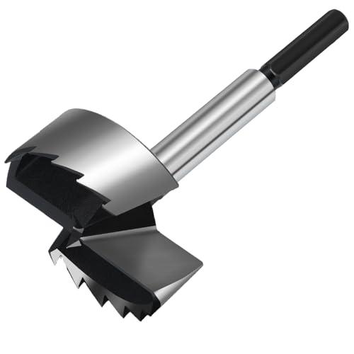 NIBBLAX 2-3/4 Inch Forstner Drill Bit for Woodworking, 2-3/4" Forstner Bit Wood Drill Bits for Holes, Hinge Cutter for Hard Wood, Plastic, Plywood HEX Shank