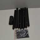 Coat Rack, Freestanding Coat Rack with 8 Hooks and 3 Adjustable Size Tree Coat Racks for Bedroom, Hallway, Entrance, Office, for Hats, Coats, Scarves, Handbags (1 PC, Black)