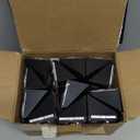 Solar Fence Lights Outdoor, 12 Pack IP65 Waterproof Fence Lights Solar Powered with Ultra-Bright LED Lens, 9 Color Modes, 12+ Hours Steady Glow for Deck/Backyard/Patio/Pool/Wall - Black