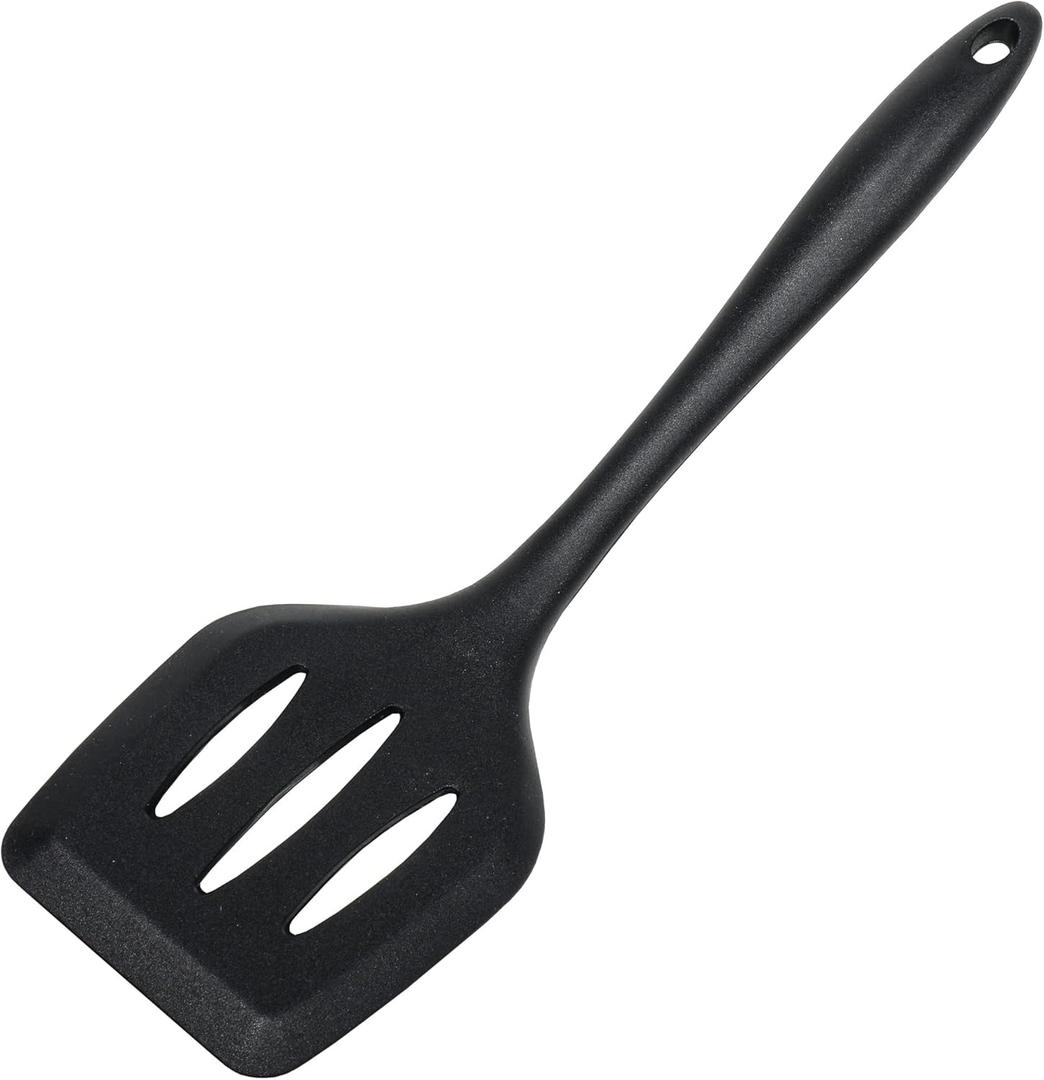 Chef Craft Premium Silicone Spatula/Turner, 11.75 inch, Black