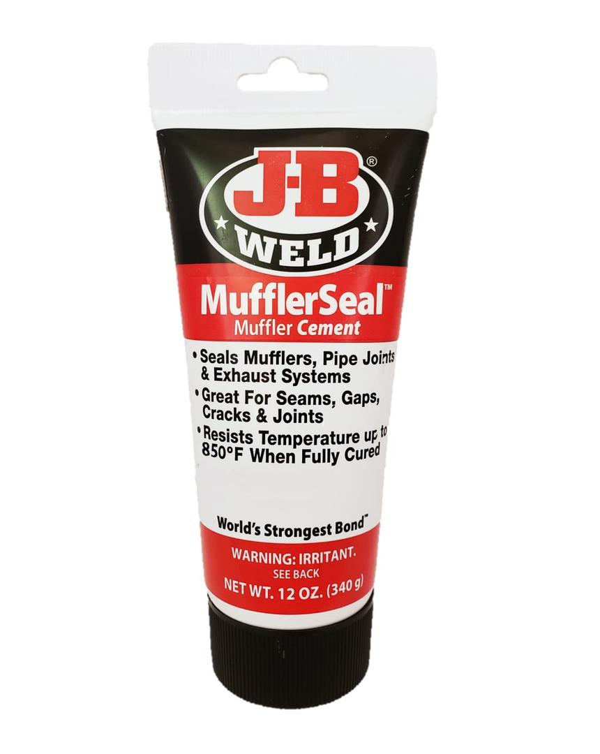 J-B Weld MufflerSeal Muffler Cement Plastic Tube 12 oz., Model Number: 37912 (12 OUNCES)