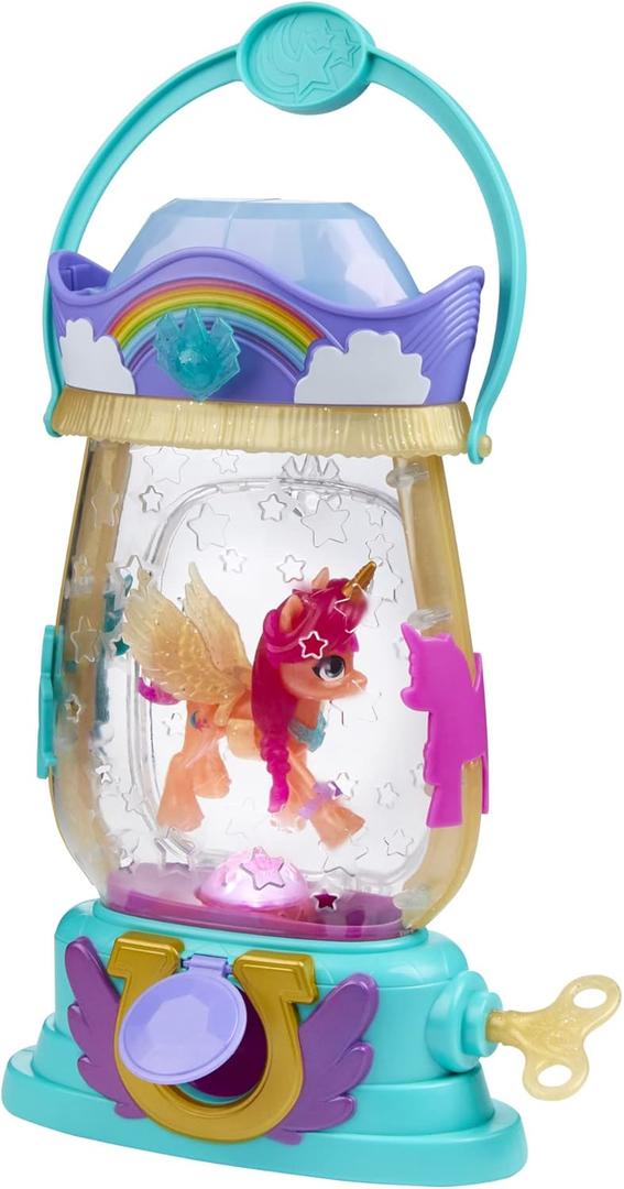 My Little Pony: A New Generation Movie Sparkle Reveal Lantern Sunny Starscout - Light Up Toy with 25 Pieces, Surprise Reveals for Kids
