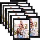 Giftgarden Black 8x10 Picture Frame Bulk, Multi 8 x 10 Photo Frames Set for Wall Hanging or Tabletop, 6 Pack