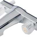 Laguna Brass 3310ACP Mobile Home Two Handle Non-Metallic 8" Tub Shower Diverter Chrome Finish